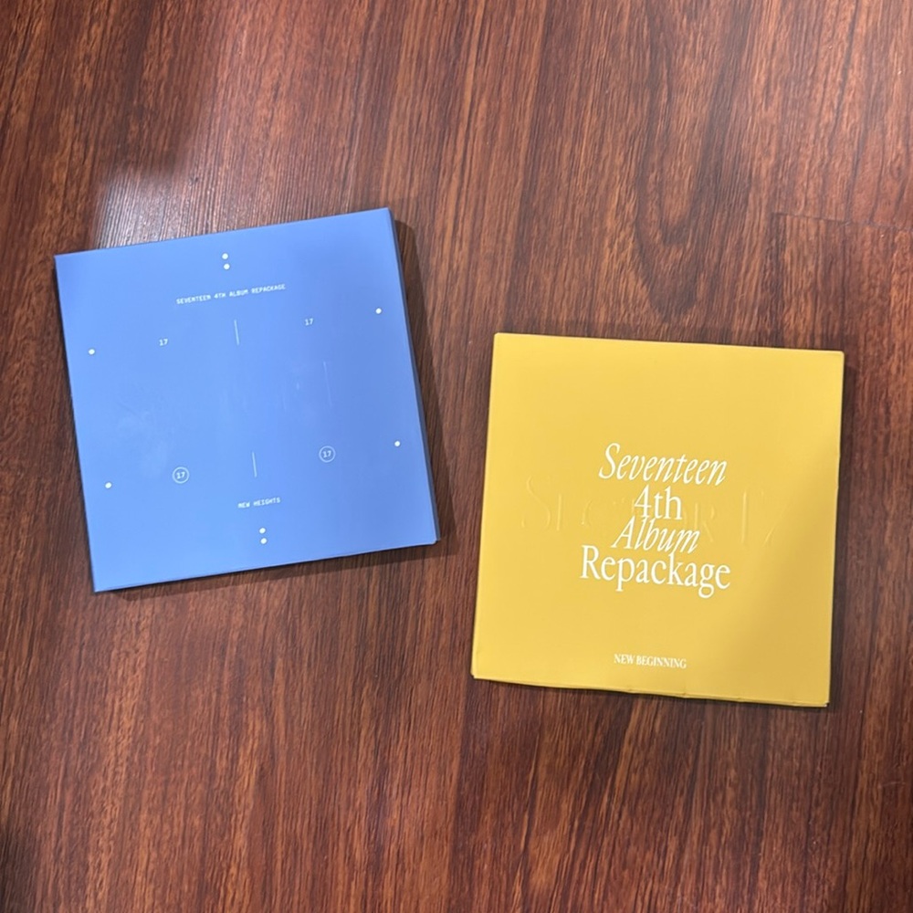 SEVENTEEN 4th album repackage two versions bundle